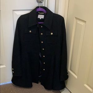 Laundry by Shelli Segal Black Coat Size 6